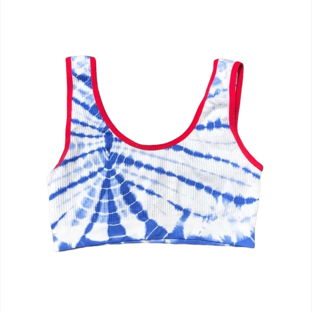 Colsie Americana Tie Dye Bralette Small